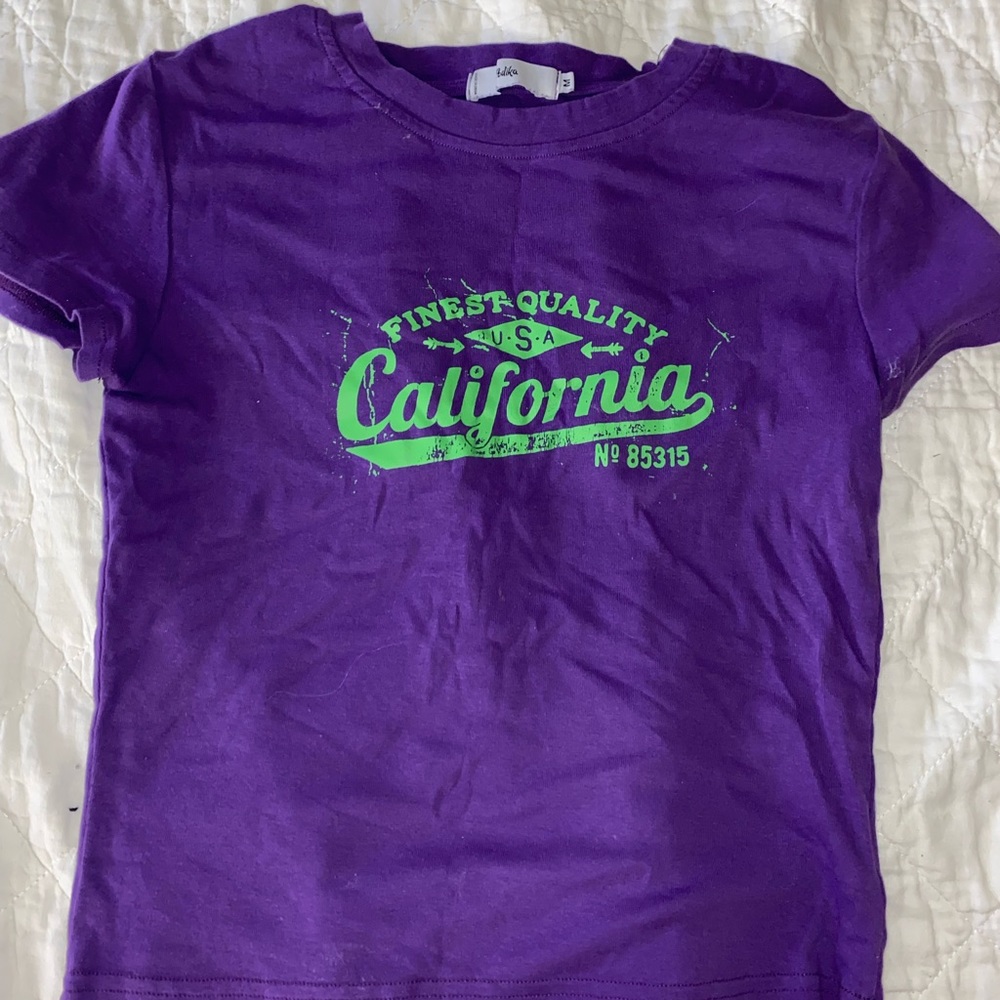 Adika baby tee crop top